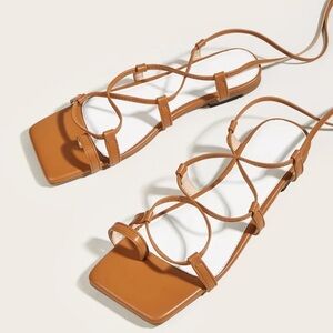 Tie up sandals